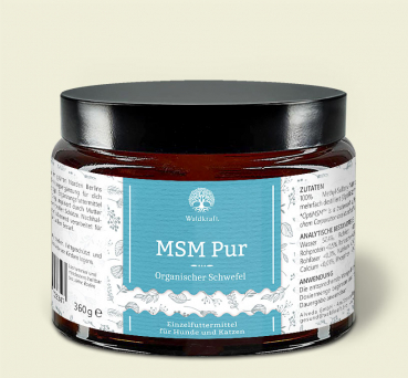 MSM Pur – Organischer Schwefel – OptiMSM™ für Hunde und Katzen